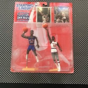 NBA New York Knicks Ewing and Reed